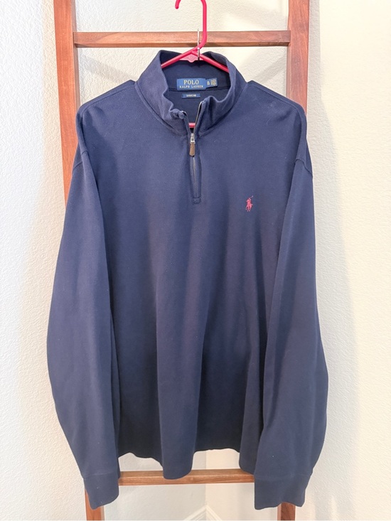Polo Ralph Lauren Other - Polo Ralph Lauren Estate Rib Navy Quarter-Zip Pullover